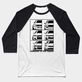 Skyline GTR generation Baseball T-Shirt